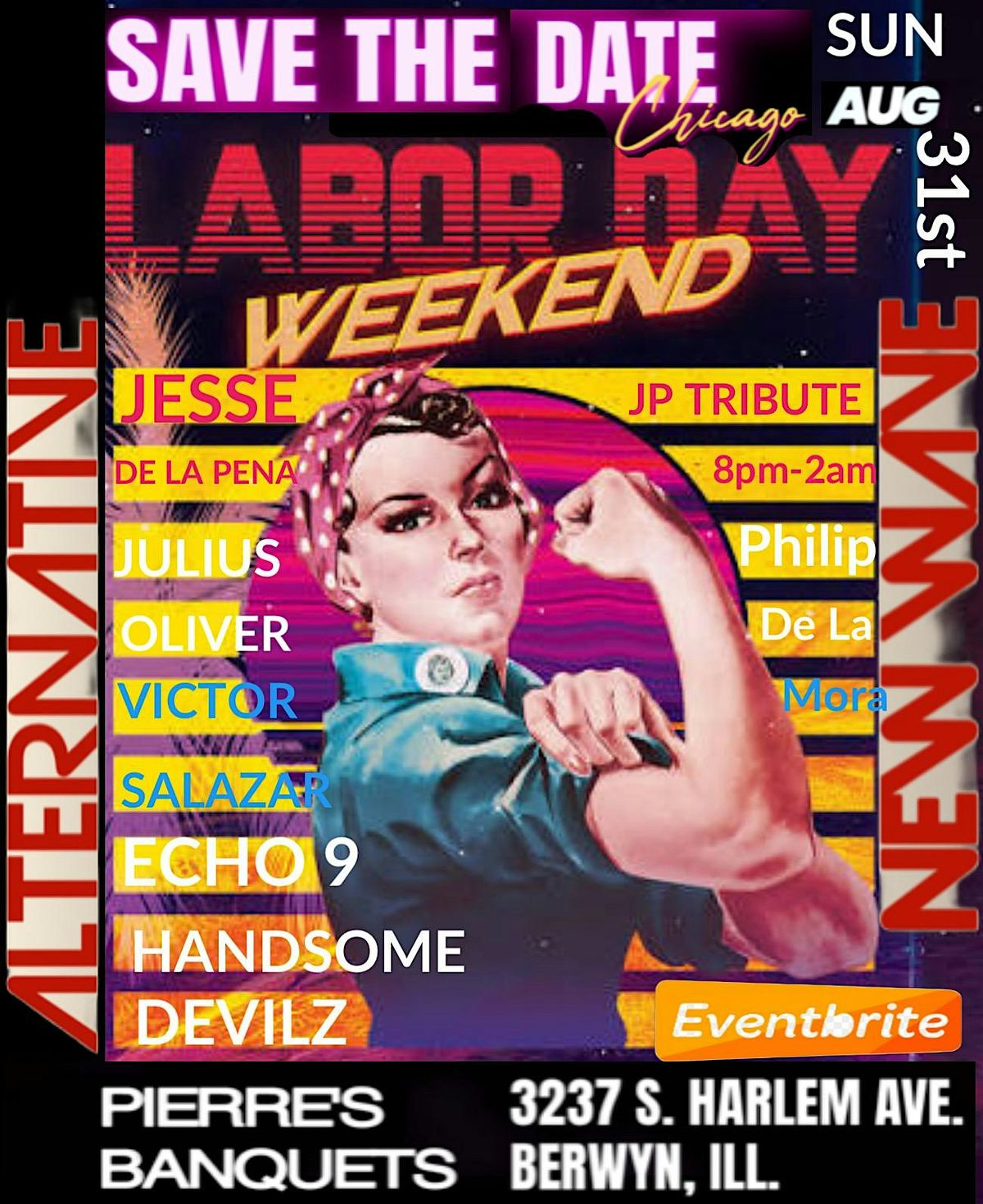 THE JP TRIBUTE LABOR DAY WEEKEND ALTERNATIVE CONCERT & DANCE PARTY! | Event in Berwyn | AllEvents