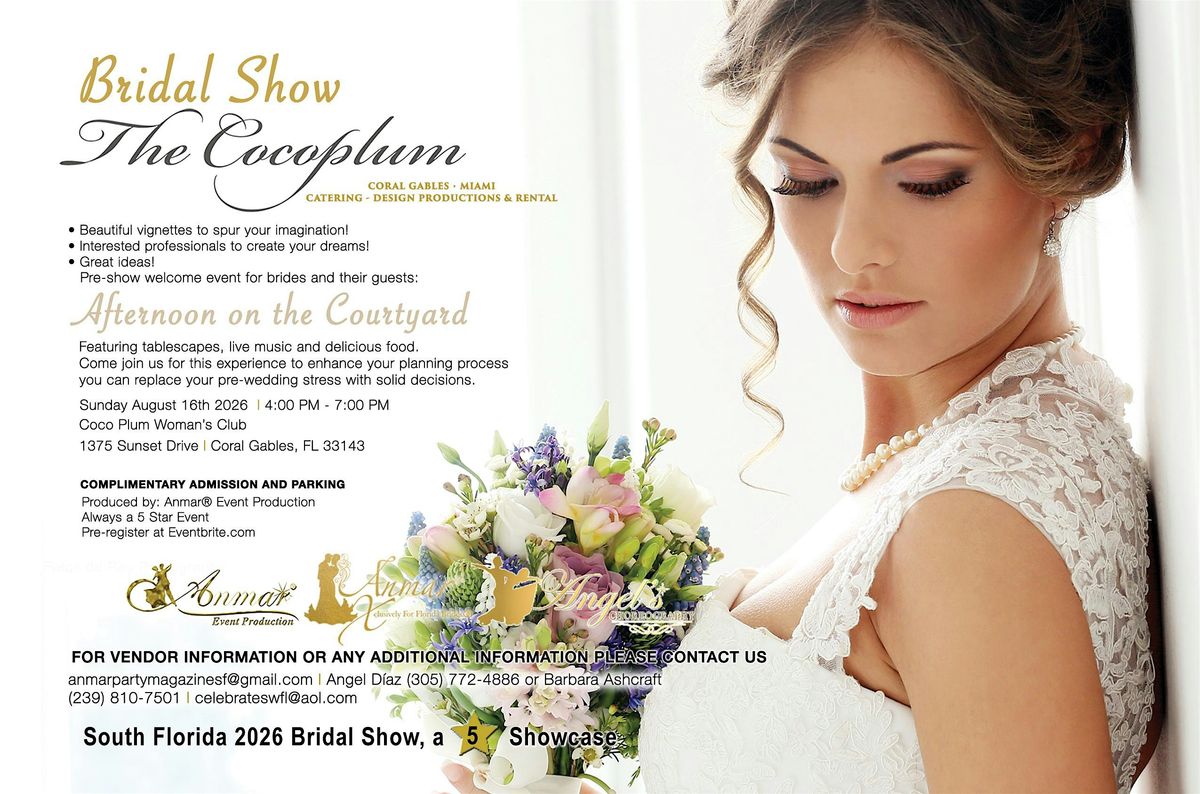 Bridal Show at the Cocoplum, 16 August | Event in Coral Gables | AllEvents