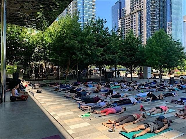 Meditation Styles with Stefanie powered by Yena at Klyde Warren Park, 13 September | Event in Dallas | AllEvents