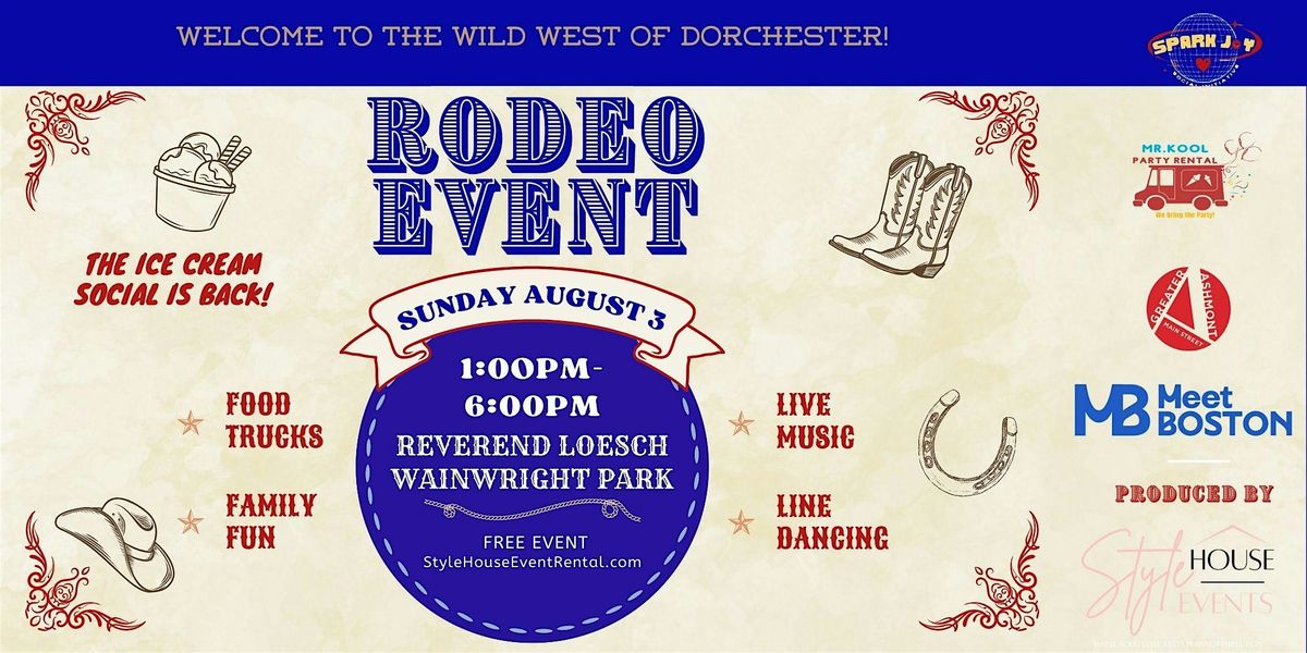 3rd Annual Ice Cream Social Family Day Rodeo Event, 3 August | Event in Boston | AllEvents
