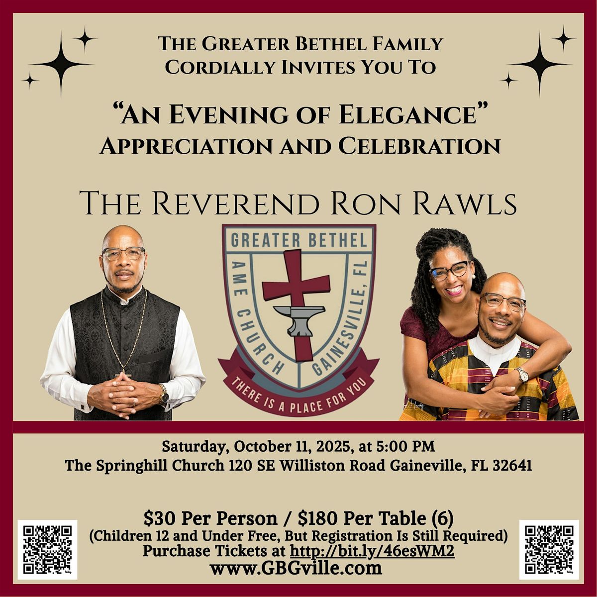 “An Evening of Elegance” Appreciation and Celebration, 11 October | Event in Gainesville | AllEvents