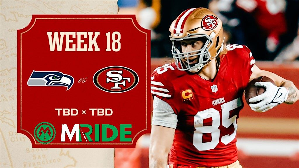 49ers vs SEAHAWKS BUS R/T FROM NORTH BEACH SF TO LEVI'S STADIUM 1/04/26, 4 January | Event in San Francisco