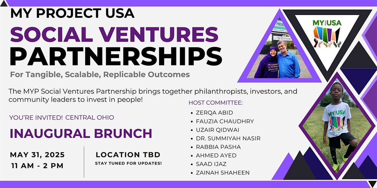 MYP Social Ventures Partnership Brunch, 31 May | AllEvents