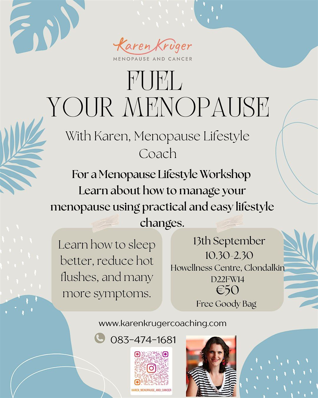 Fuel Your Menopause, 13 September | Event in Clondalkin | AllEvents