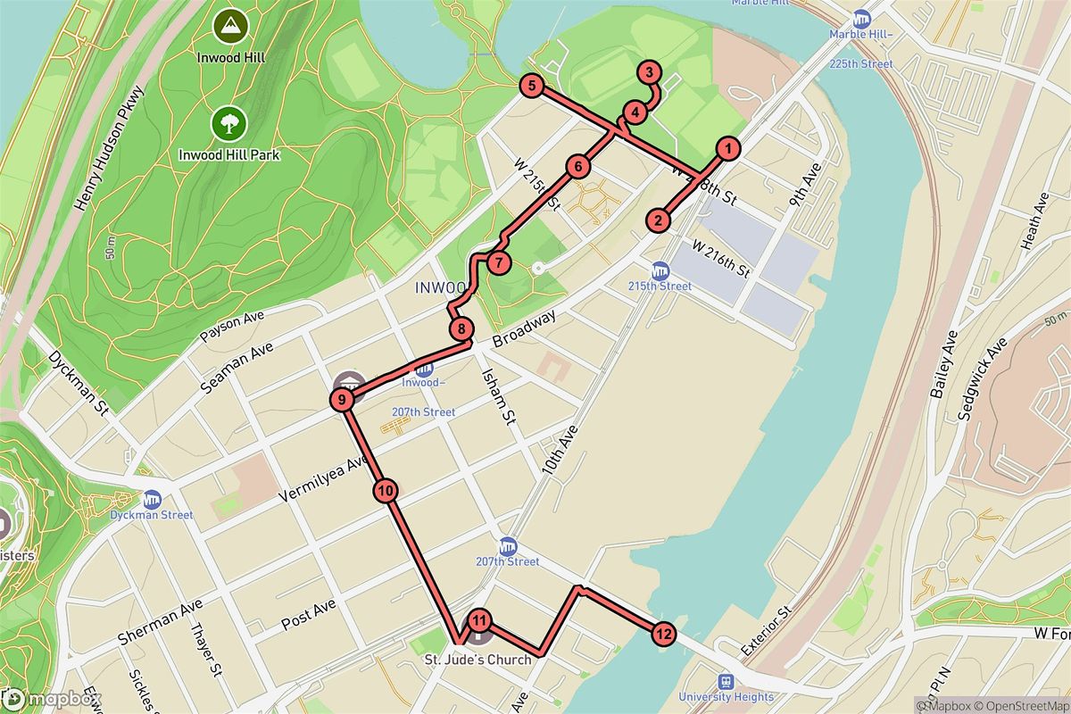 New York City Audio Tour: Inwood’s Hidden Arches and Riverside Stories | Event in Englewood Cliffs | AllEvents