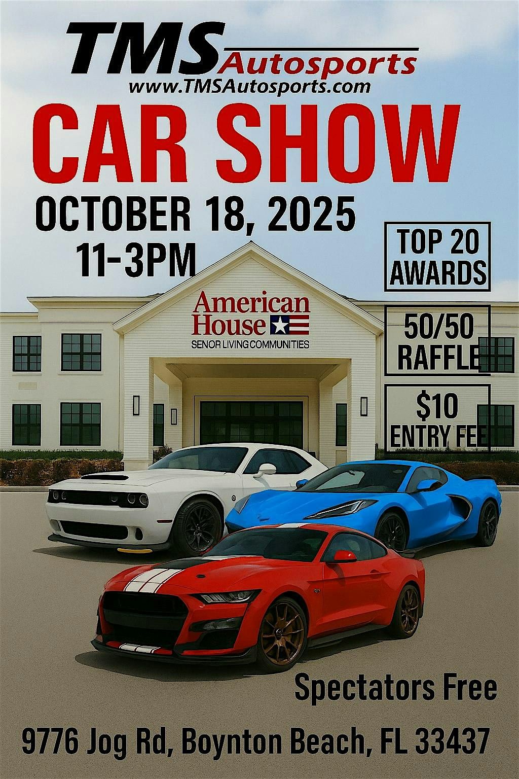 TMS Autosports car show, 18 October | Event in Boynton Beach | AllEvents