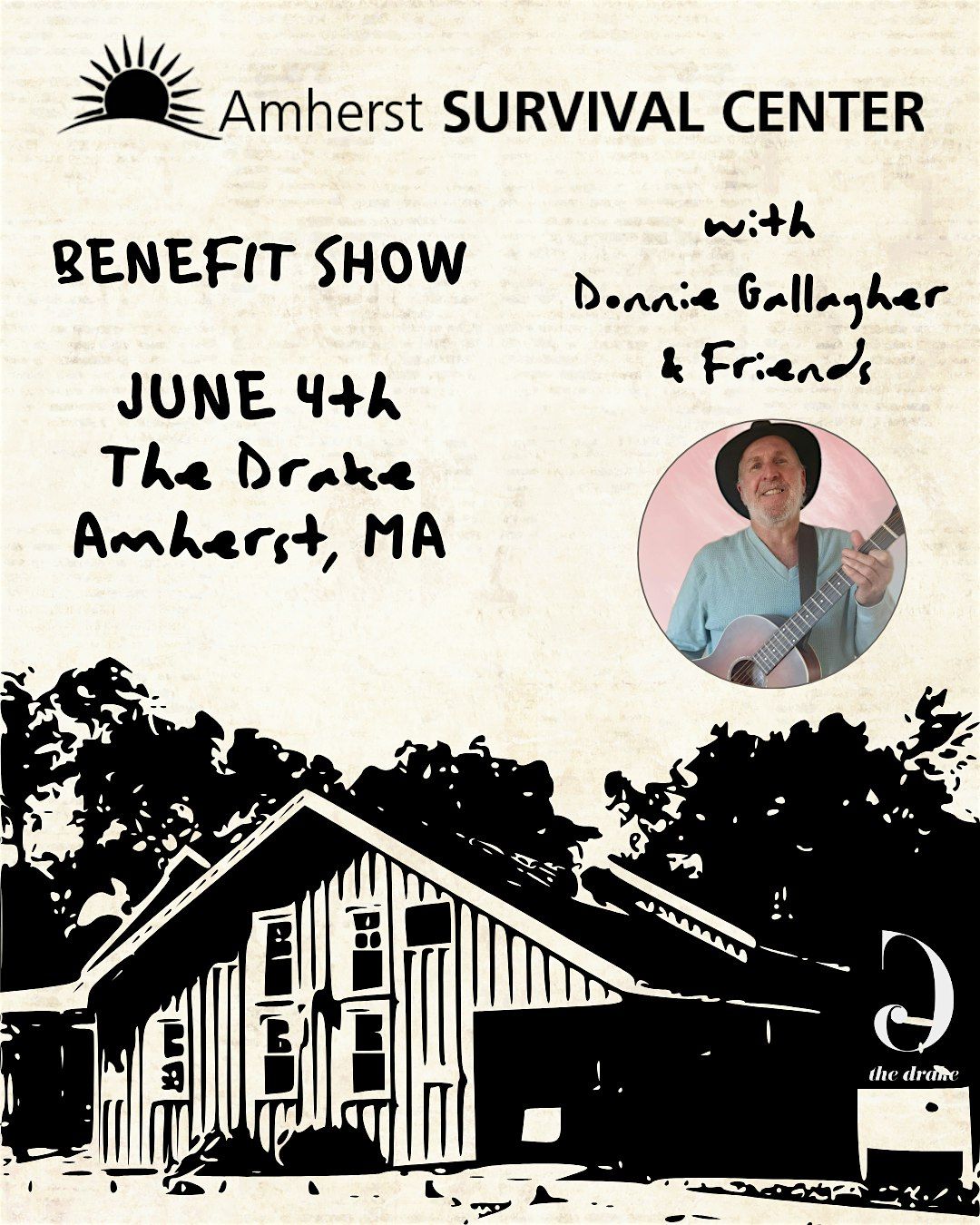 SURVIVAL CENTER BENEFIT - with Donnie Gallagher & Friends, 4 June | Event in Amherst | AllEvents
