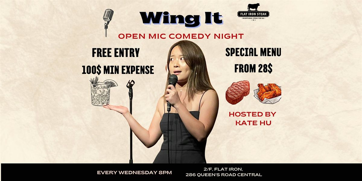 Wing It Open Mic Comedy Night | Event in Central | AllEvents