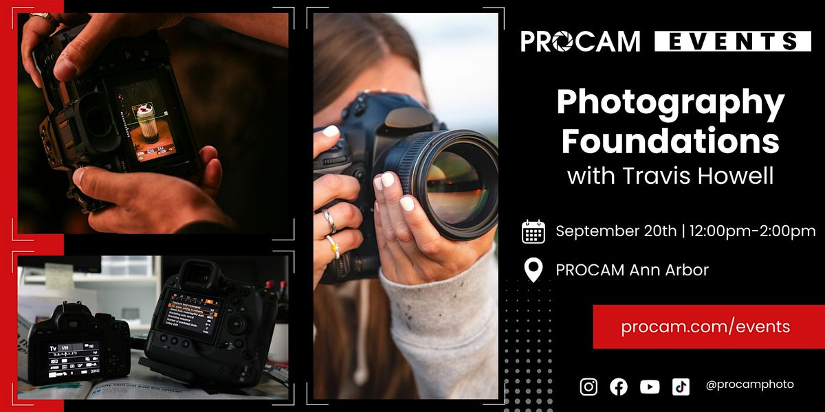 Photography Foundations with Travis Howell, 20 September | Event in Ann Arbor | AllEvents