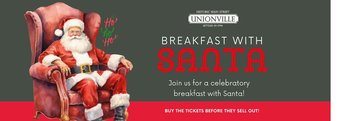 Breakfast with Santa on Main Street Unionville - 14 Dec, 11:00 am Session, 14 December | Event in Markham