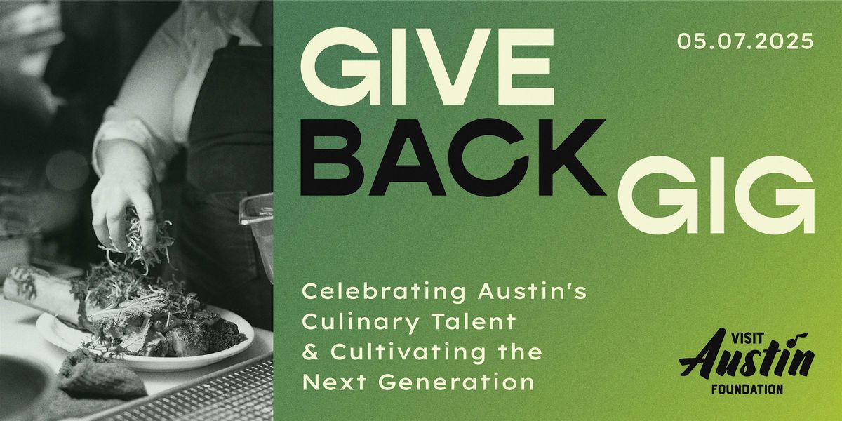 Give Back Gig, 7 May | Event in Austin | AllEvents