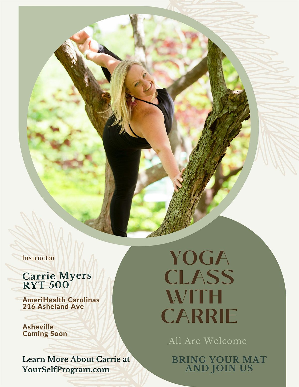 FREE community YOGA w/ Carrie, 14 May | Event in Asheville | AllEvents