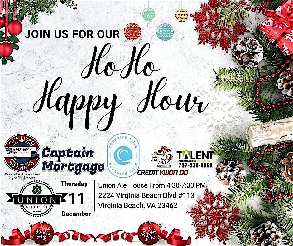 HO HO Happy Hour at Union Ale House, 11 December | Event in Virginia Beach | AllEvents