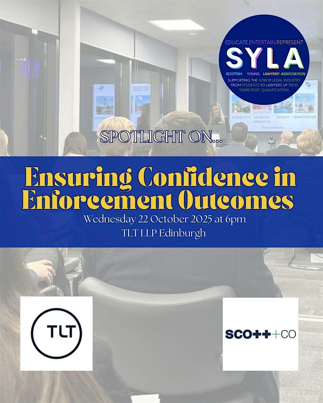 Spotlight on...Ensuring Confidence in Enforcement Outcomes, 22 October | Event in Edinburgh | AllEvents