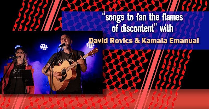@CCB: In Concert with David Rovics & Kamala Emanuel, 18 October | Event in Boston | AllEvents