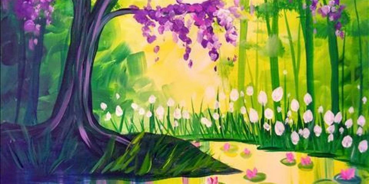A Vibrant Pond - Paint and Sip by Classpop!™, 29 July | Event in San Antonio | AllEvents