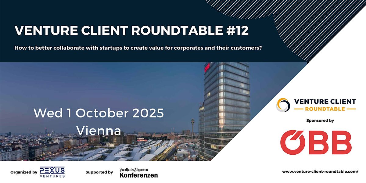 Venture Client Roundtable @ ÖBB | Event in Wien | AllEvents