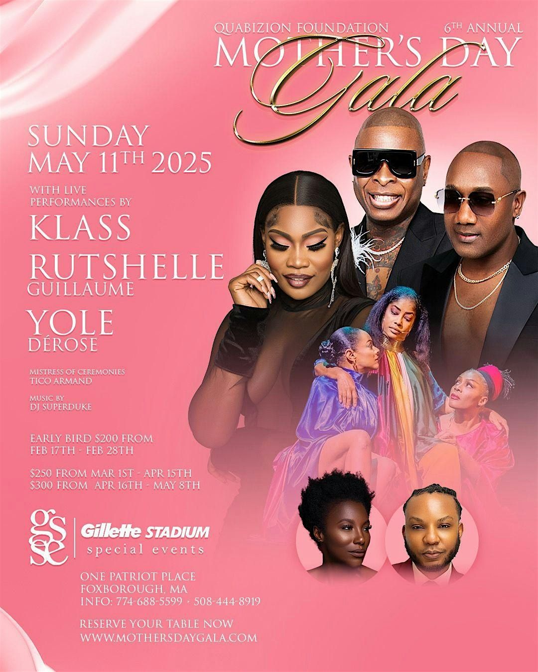 6 ANNUAL MOTHER'S DAY GALA | Event in Foxborough | AllEvents