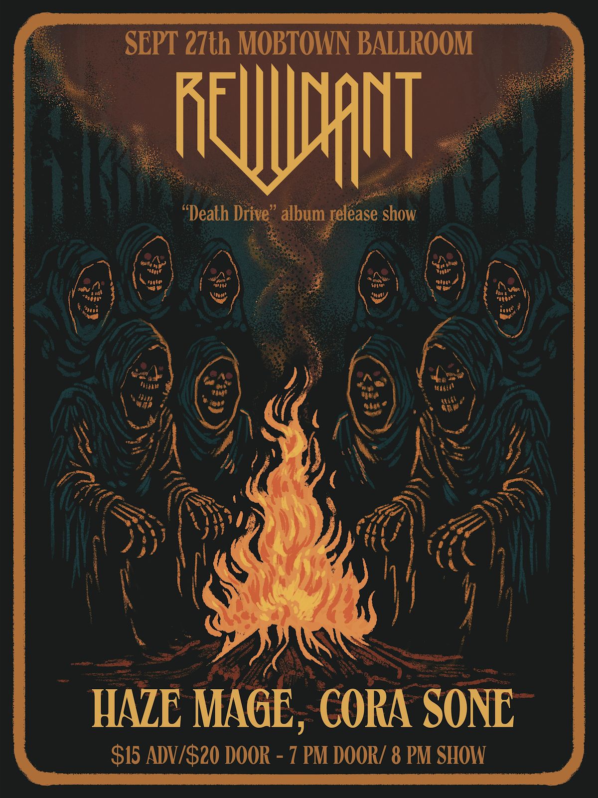 REVVNANT "Death Drive" Album Release w/ Haze Mage, Cora Sora, 27 September | Event in Baltimore