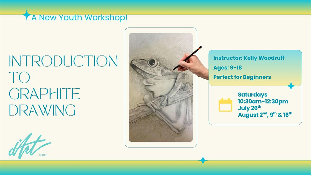 Introduction to Graphite Drawing for Youths, 26 July | Event in Norfolk | AllEvents