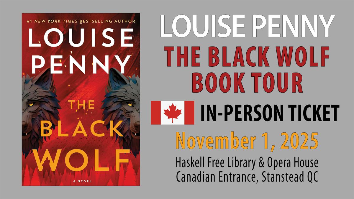 An Afternoon with Louise Penny, 1 November | Event in Stanstead | AllEvents