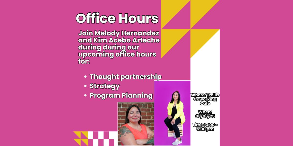 Office Hours with Kim & Melody | Event in San Francisco | AllEvents