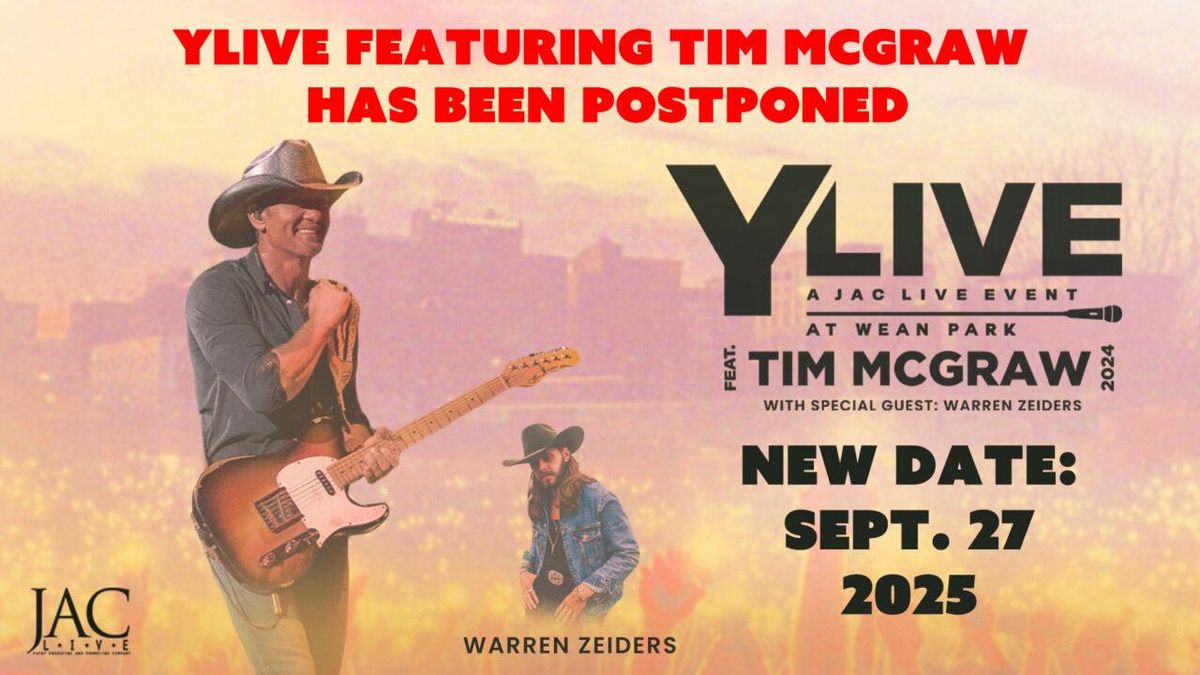 Tim McGraw with Warren Zeiders (Rescheduled from 8/2/24), 27 September | Event in Youngstown | AllEvents