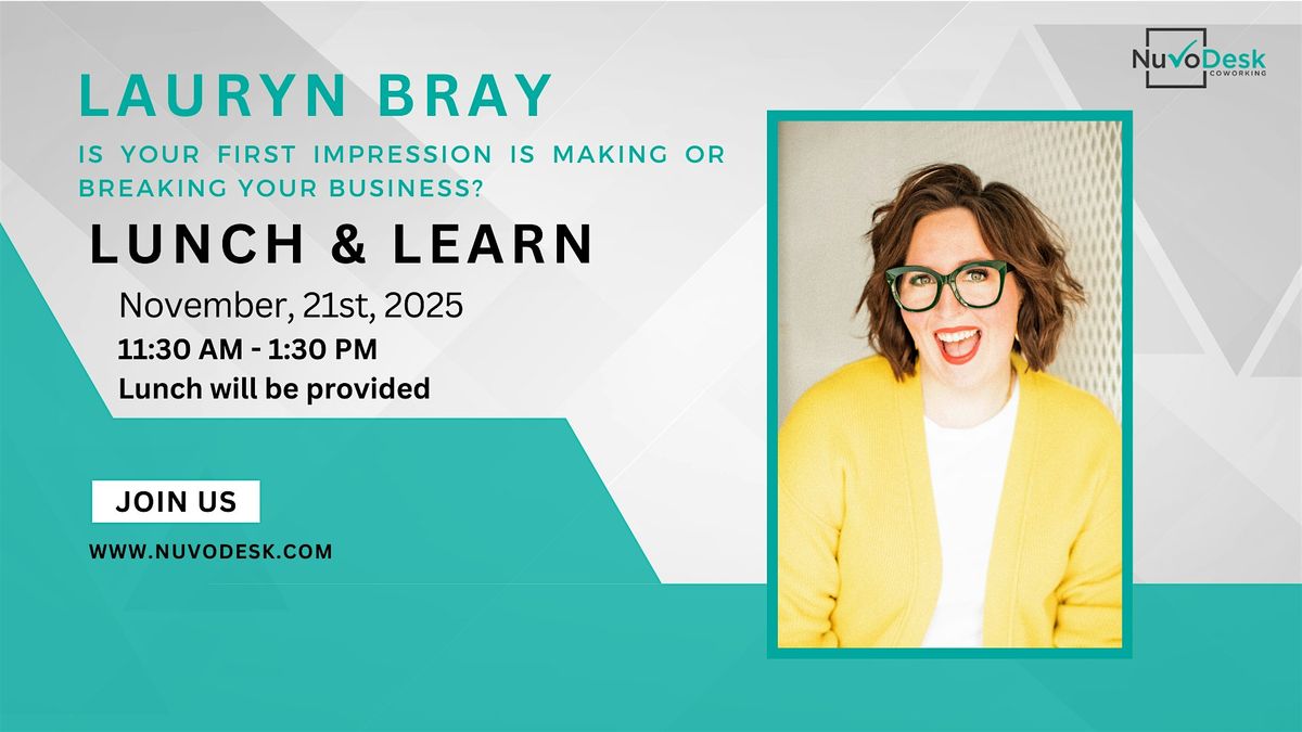 Lunch & Learn: Is your first impression making or breaking your business?, 21 November | Event in Arlington