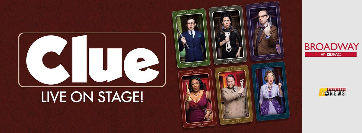 Clue - Live On Stage, 30 April | Event in El Paso | AllEvents