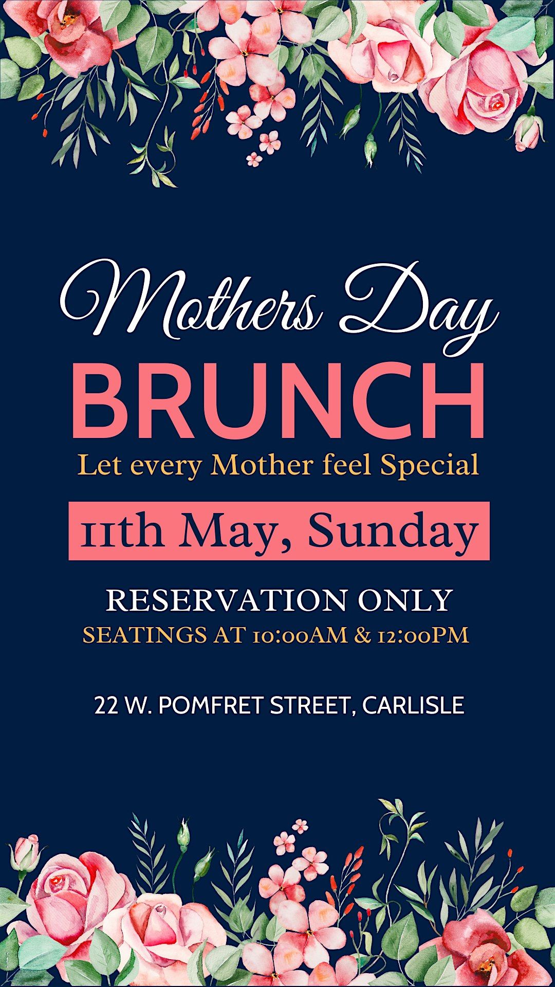 Mothers Day Brunch, 11 May | Event in Carlisle | AllEvents