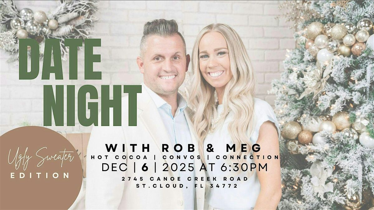 Date Night with Rob & Meg | Ugly Sweater Edition, 6 December | Event in St. Cloud | AllEvents
