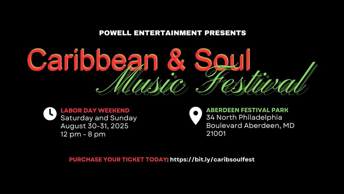 2025 Caribbean & Soul Music Festival, 30 August | Event in Aberdeen | AllEvents