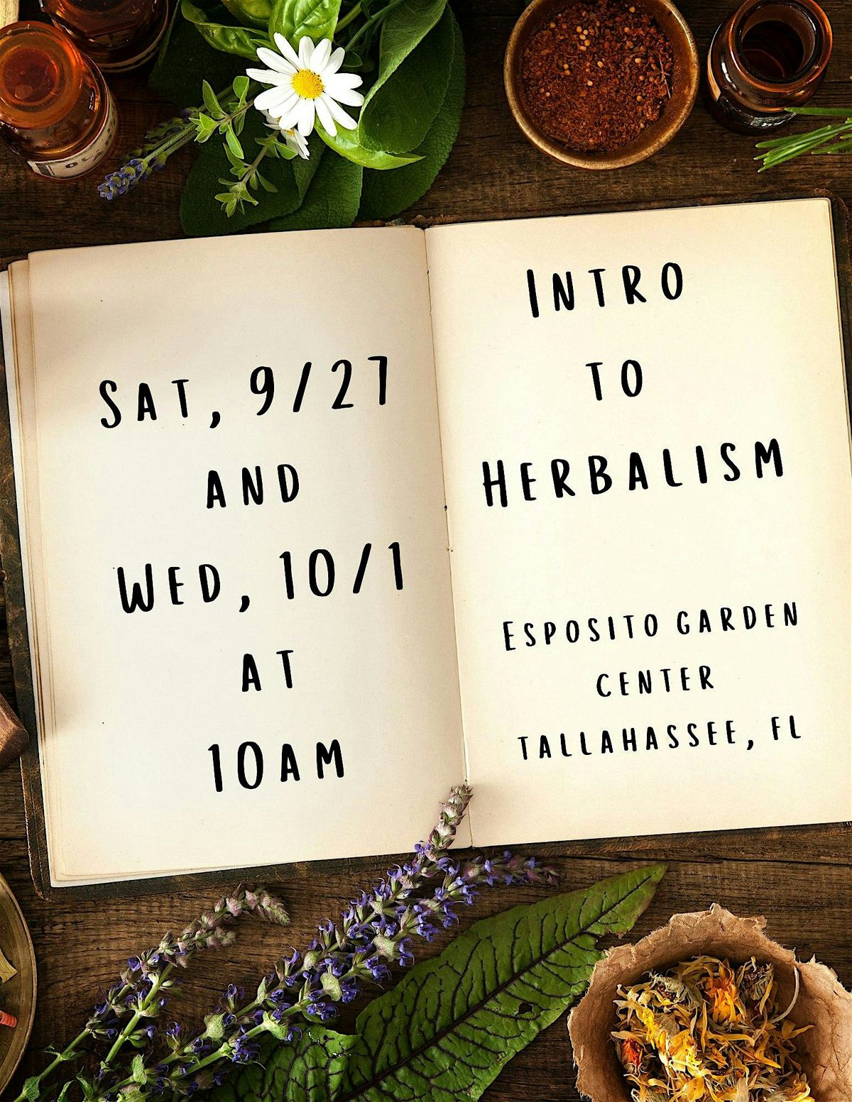 Introduction to Herbalism, 27 September | Event in Tallahassee | AllEvents