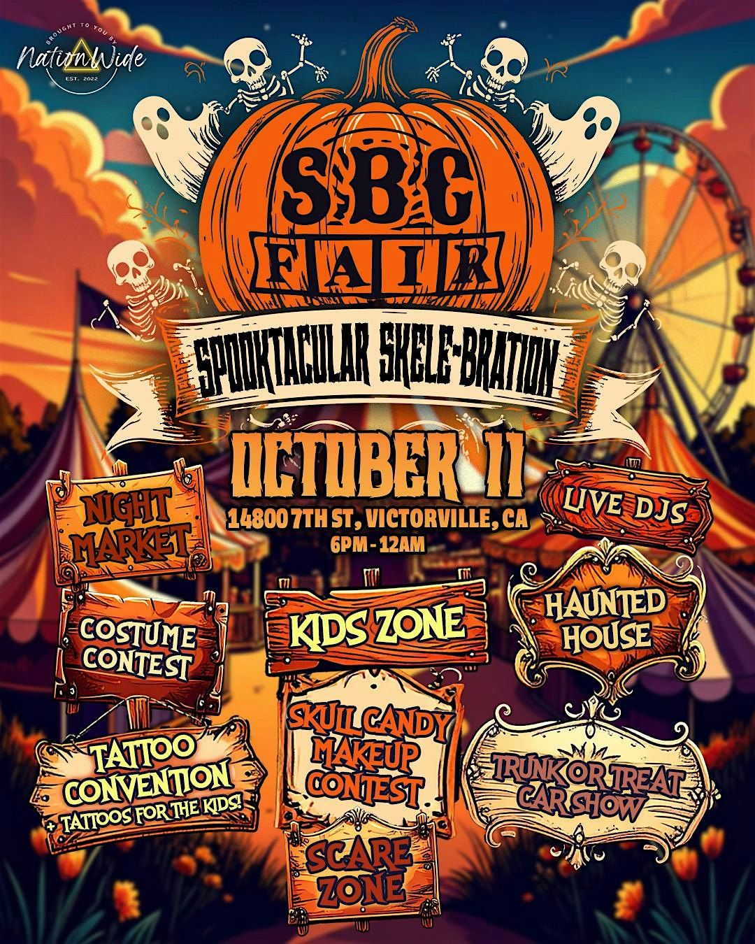 SBC Fairgrounds Spooktacular  Skele-Bration, 11 October | Event in Victorville | AllEvents