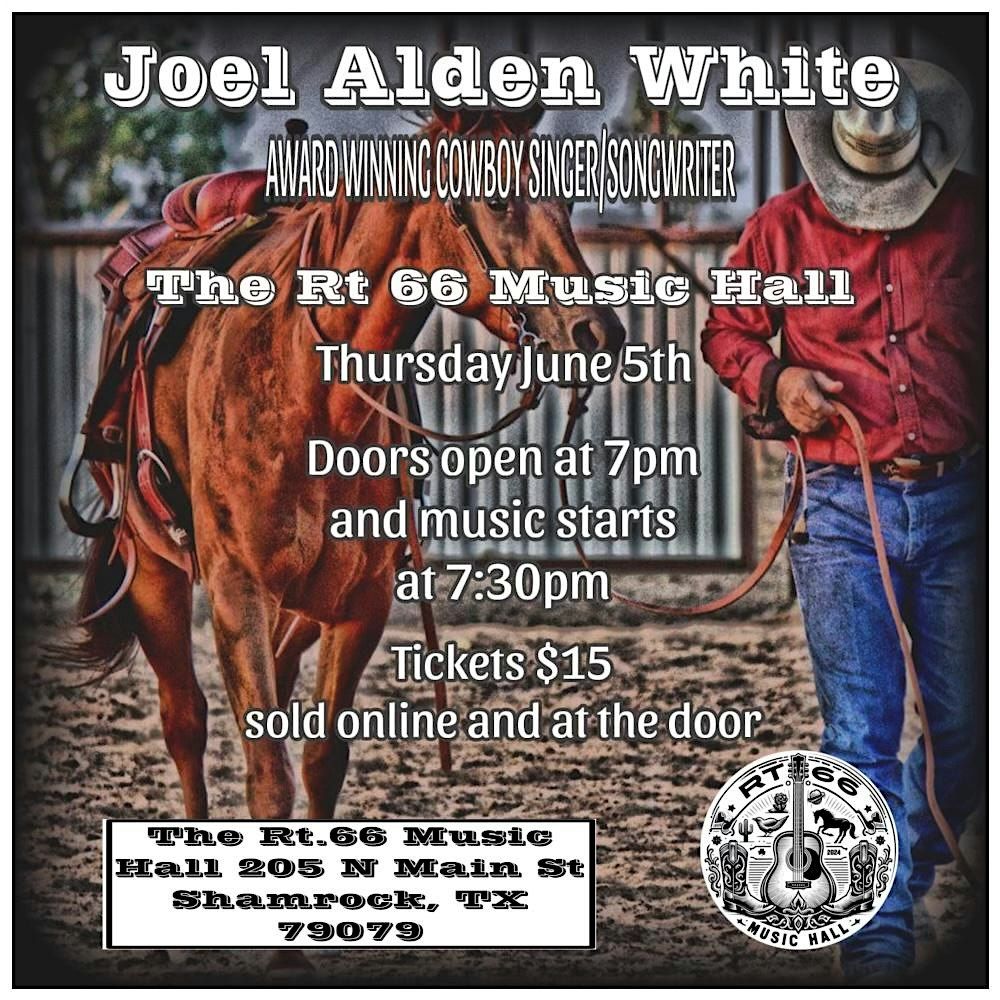 Joel Alden White, 5 June | Event in Shamrock | AllEvents