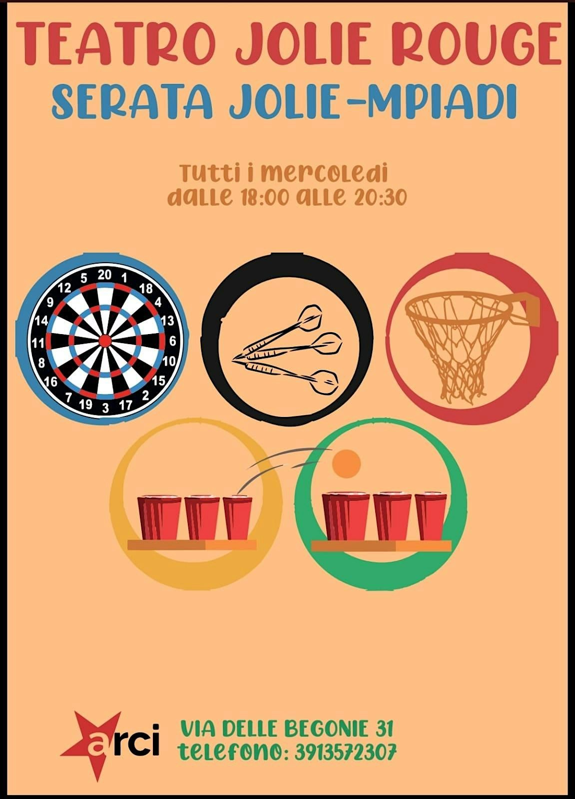 Jolie-mpiadi (freccette, beer pong...) | Event in Roma | AllEvents