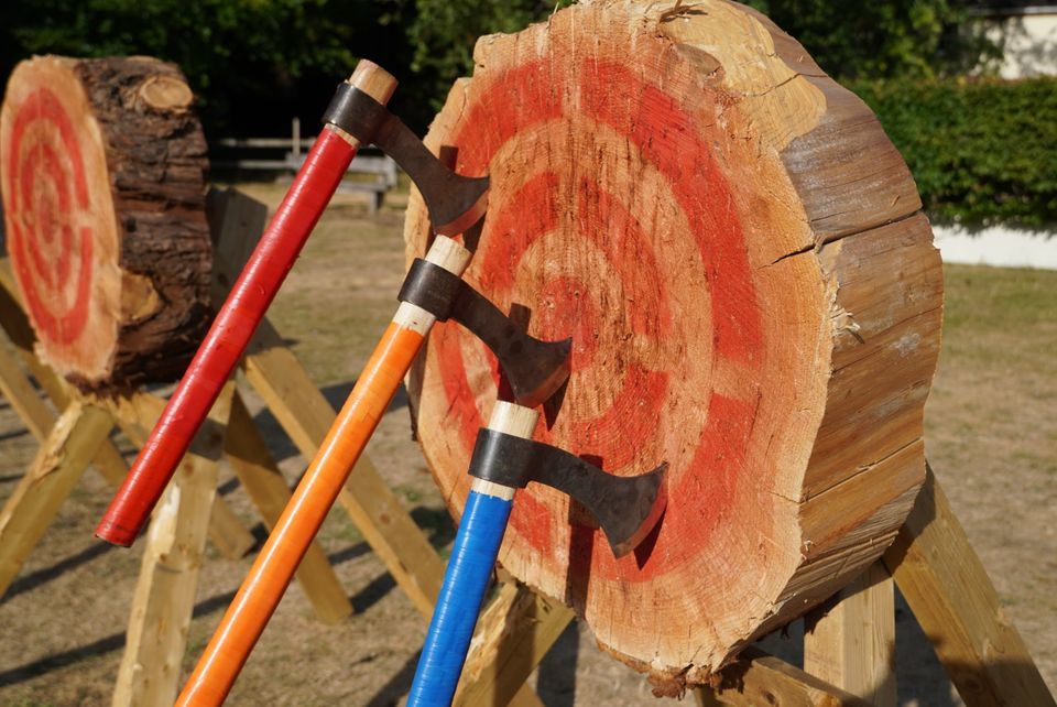 Axe & Knife Throwing at West Stow, West Stow AngloSaxon Village