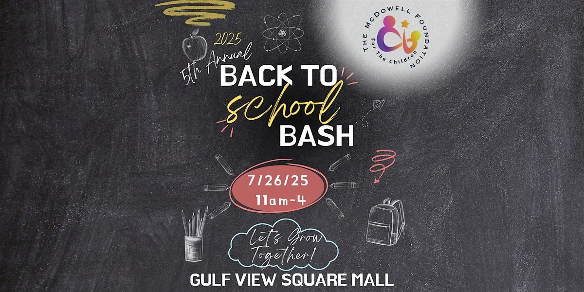 The McDowell Foundations 5th Annual Back To School Bash, 26 July | Event in Port Richey | AllEvents