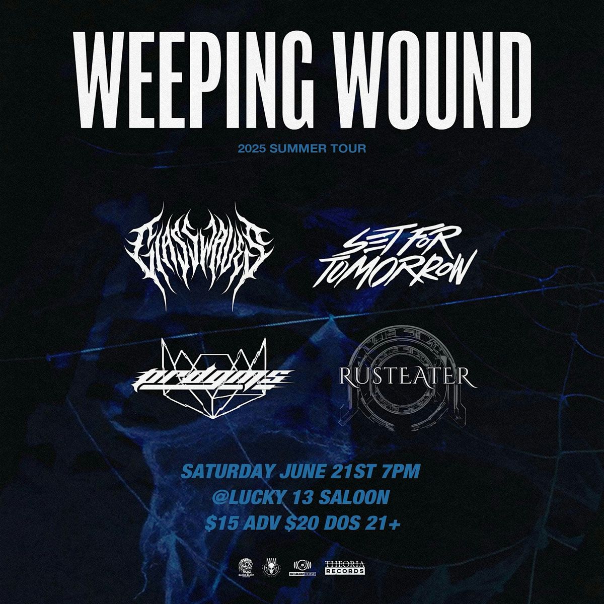 Weeping Wound @ Lucky 13 Saloon w/ Glasswaves, Set For Tomorrow 21+, 21 June | Event in Brooklyn | AllEvents