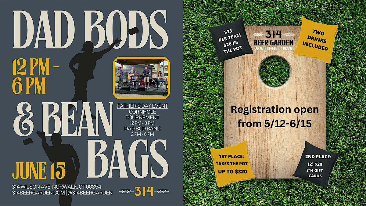 Dad Bods and Beans Bags Cornhole Tournament, 15 June | Event in Norwalk | AllEvents