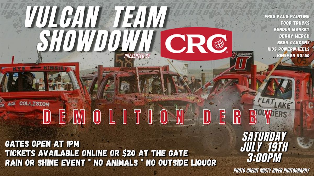 Vulcan Team Showdown Demolition Derby, 19 July | Event in Vulcan | AllEvents