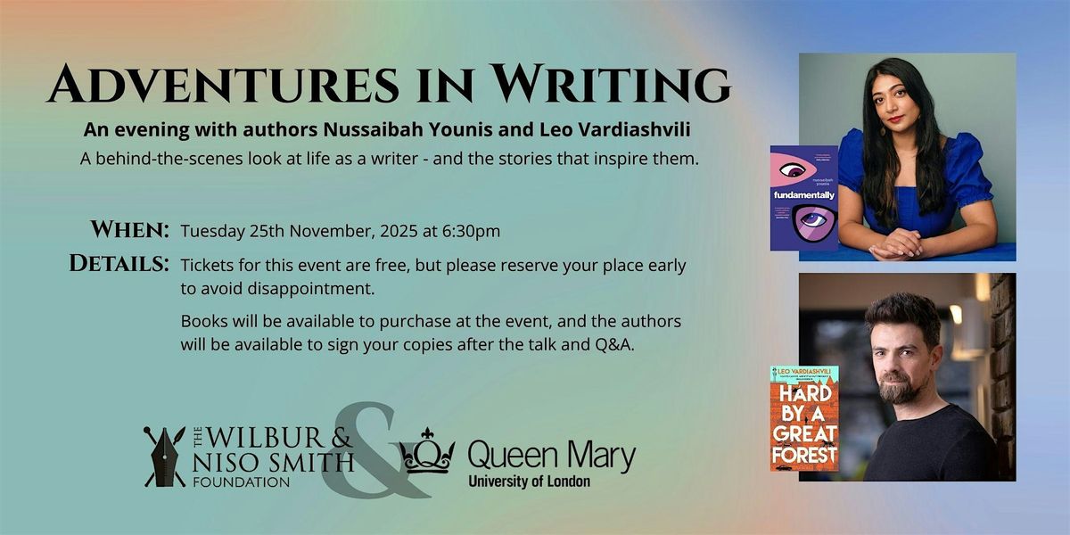 Adventures in Writing: An Evening with Authors, 25 November | Event in London | AllEvents