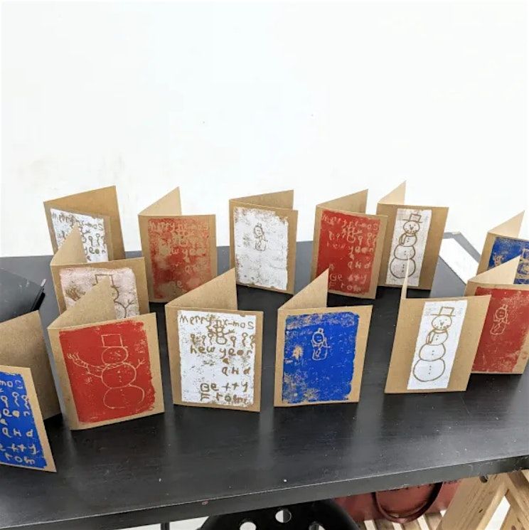 Christmas Lino cut Print Workshop, 15 December | Event in Southborough | AllEvents