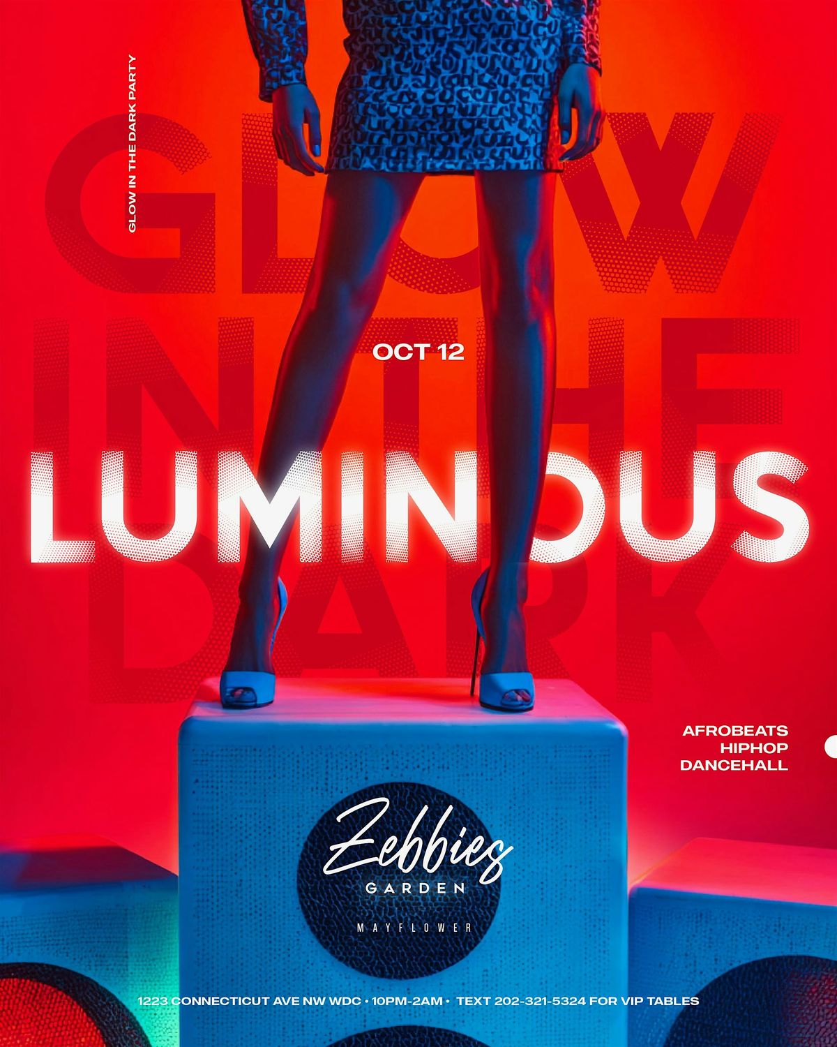 AFROCODE | LUMINOUS: A Glow-in-the-Dark Garden Party [Sun Oct 12], 12 October | Event in Washington | AllEvents