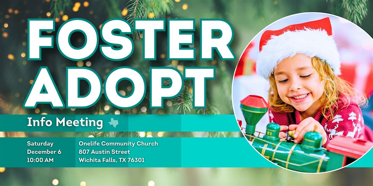 Foster | Adopt Info Meeting, 6 December | Event in Wichita Falls | AllEvents