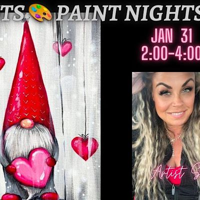 $20 Paint Night -Valentine Gnome - Matterhorn Apothecary TURNER
