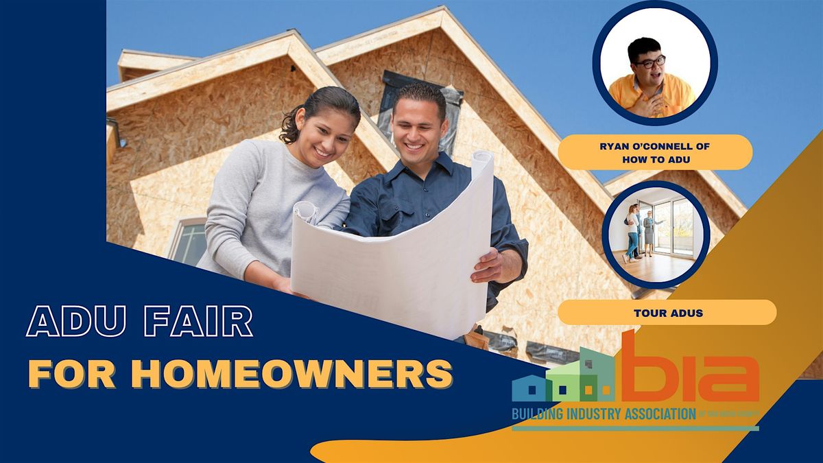 ADU Fair for San Diego Homeowners, 6 September | Event in San Diego | AllEvents