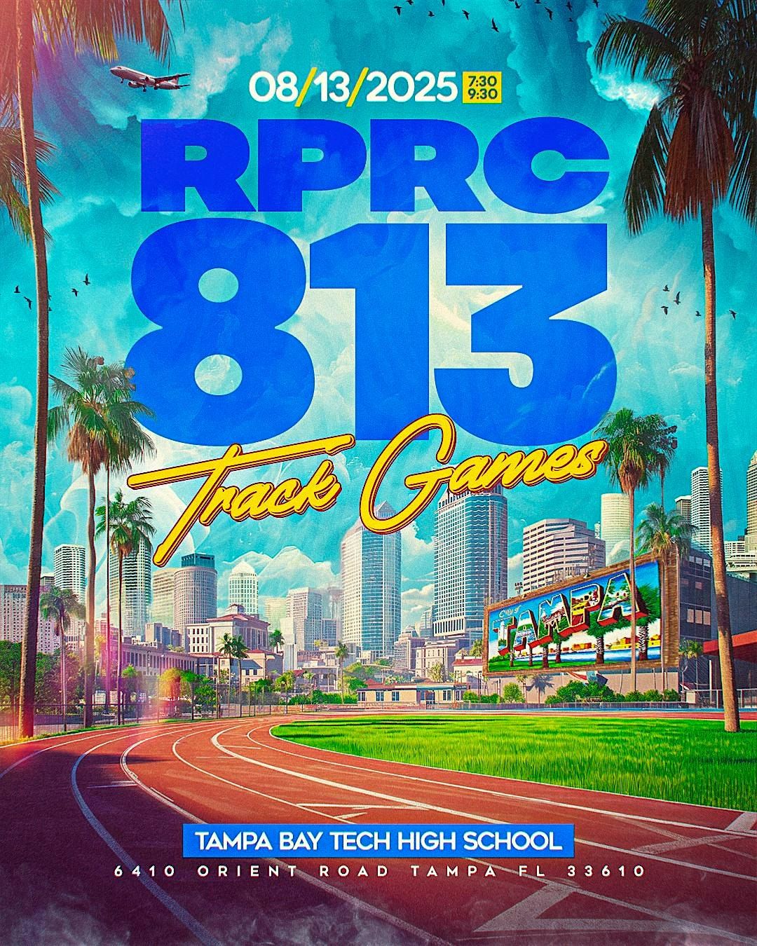 RPRC 813 Track Games, 13 August | Event in Tampa | AllEvents