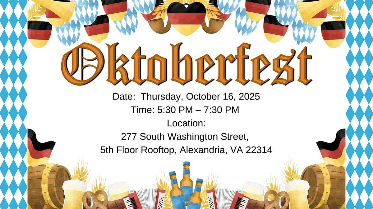 Oktoberfest Networking Event, 16 October | Event in Alexandria | AllEvents