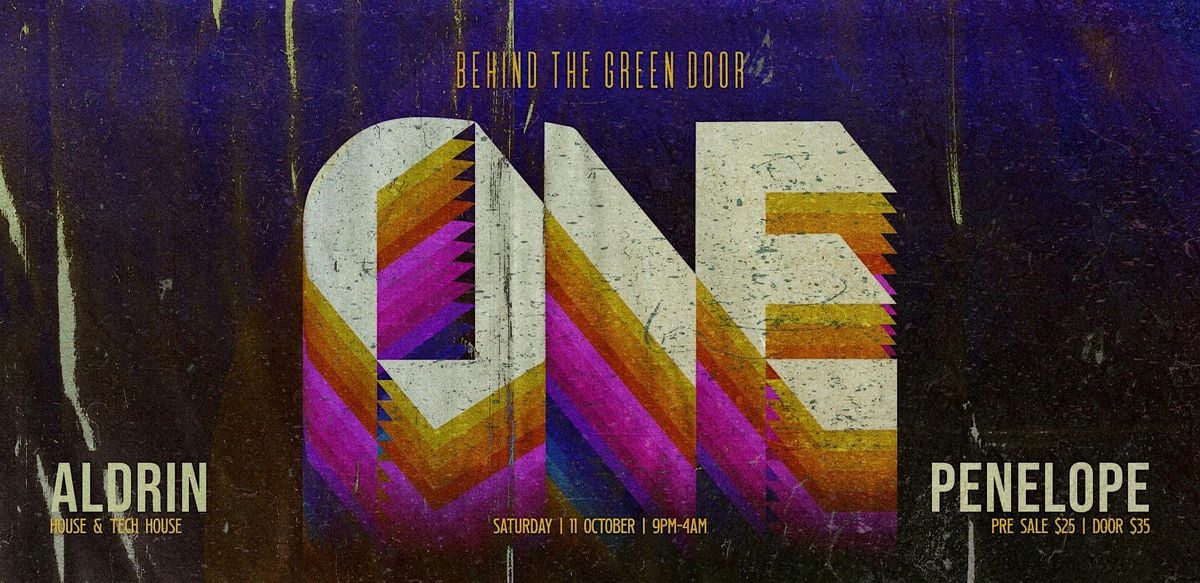 Behind The Green Door presents: ONE WITH ALDRIN, 11 October | Event in Singapore | AllEvents